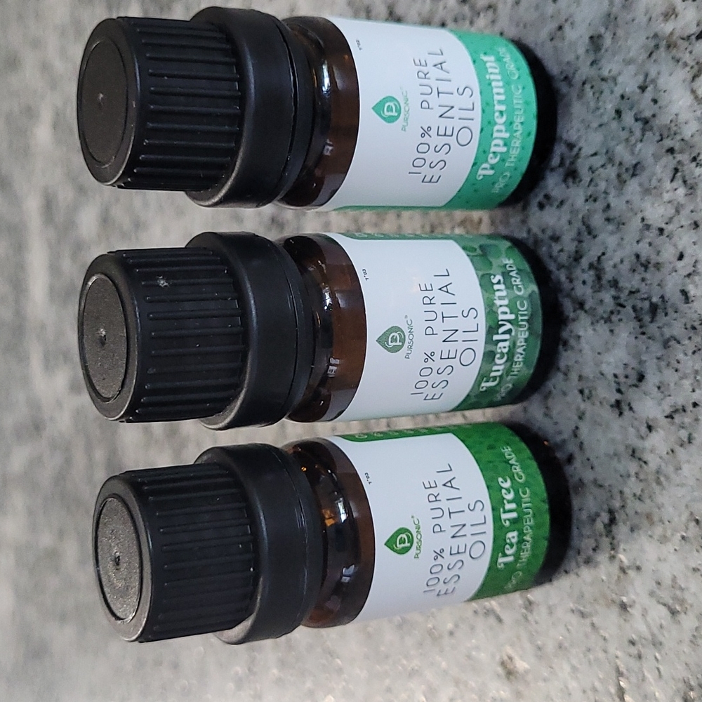 PurSonic Set of 3 Essential Aromatherapy Oils